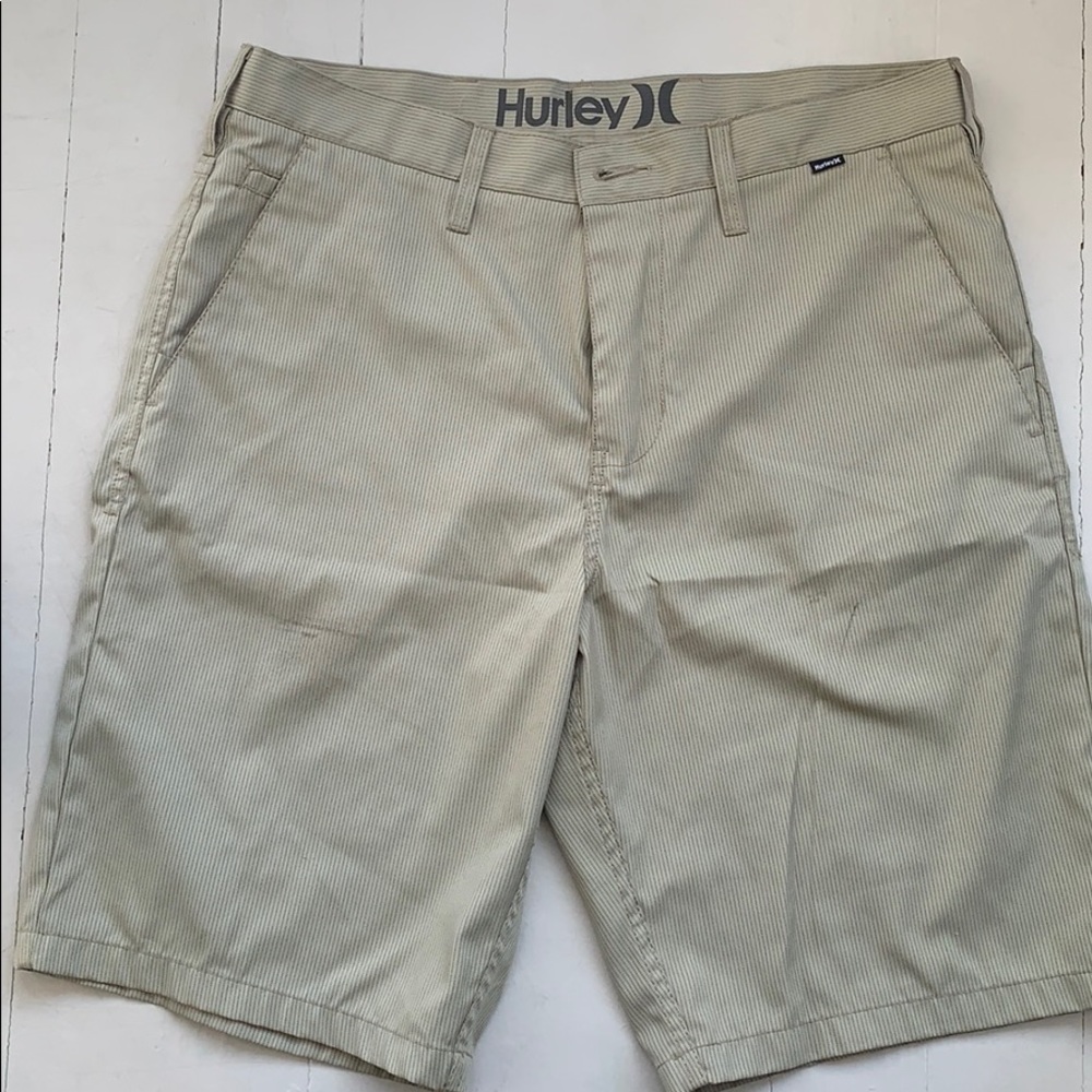 Dual purpose khaki swim trunk
